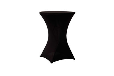 Funda stretch para mesa de cocktail de 80X110 cm negro - Foto 3