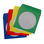 Fundas de papel de colores para CD-DVD-BluRay (100 uds) con ventana transparente - 1
