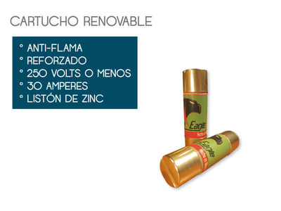 Fusible Renovable 110-250v/30amp Anti-flama (caja C/10 Pzas) - Foto 4