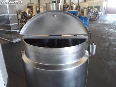 Fusora cuece cremas 250 litros en acero inoxidable con agitador y cuadro - Foto 2