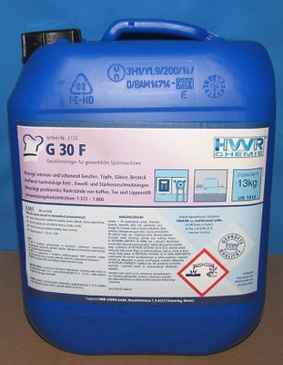 G-30 f koncentrat myjący do zmywarek naczyń - szkła - sztućców oraz pojemników.