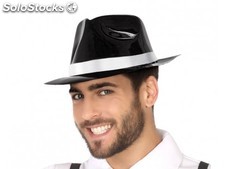 g. Sombrero ganster negro