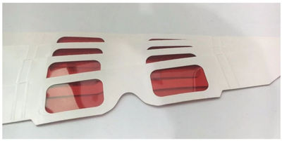 Gafas 3D Decodificador Lente Rojo - Foto 3