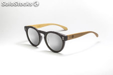 Gafas de pc &amp; bambú gea silver