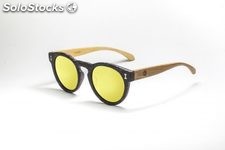 Gafas de pc &amp; bambú gea yellow