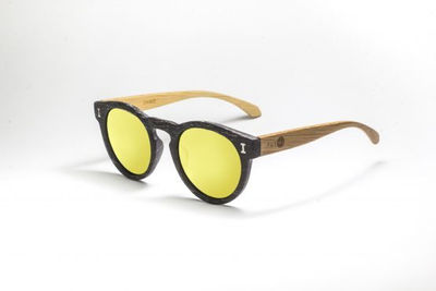 Gafas de pc &amp; bambú gea yellow