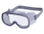 Gafas de proteccion deltaplus panoramicas montura flexible de pvc ventilacion - 1