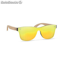 Gafas de sol patillas bambú amarillo MIMO9863-08