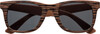 Gafas de sol retro con montura con aspecto madera