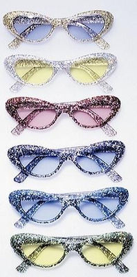 Gafas glitter gata