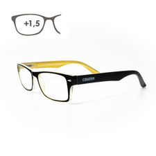Gafas Lectura Kansas Negro / Amarillo. Aumento +1,5 Gafas De Vista, Gafas De
