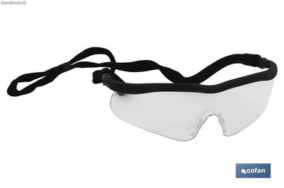 Gafas protectoras de seguridad transparentes | Resistente a arañazos | Mayor