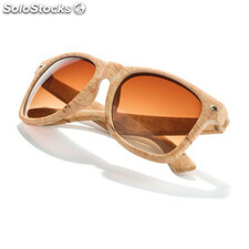 Gafas Sol estilo clásico con montura imitación madera