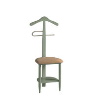 Galán 361 con asiento en beige herrajes cromado satinado lacado verde, 105