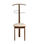 Galán 364 con asiento herrajes cromado satinado lacado en nogal, 108 cm(alto)46 - 1