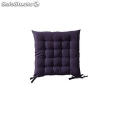 Galette de chaise matelassée 40 x 40 cm - violet