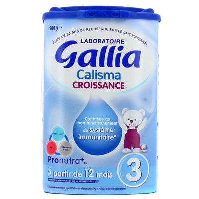 Gallia Lait bébé en poudre à partir de 12 mois Calisma la boite de 900 g