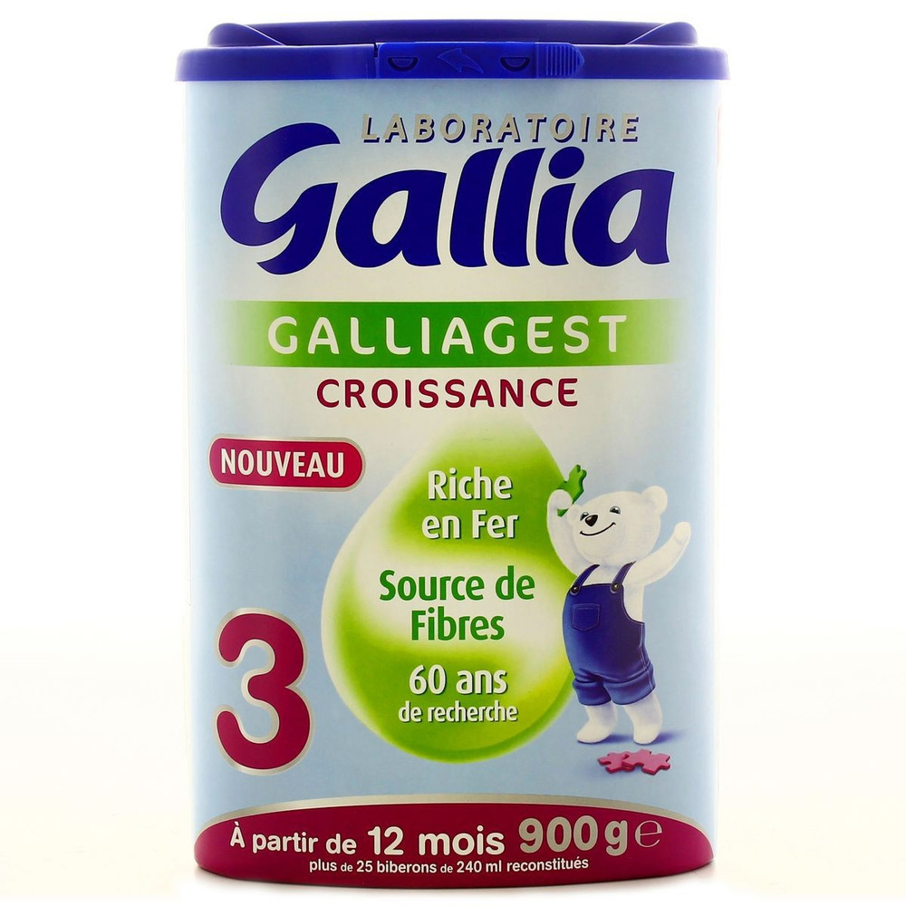 Gallia Lait Bebe En Poudre Galliagest A Partir De 12 Mois La Boite De 900 G