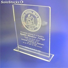 GALVANOS Grabado Laser Premio Reconocimiento Homenaje Regalos corporativos