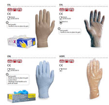 Gants anti-coupure tricotés polyuréthane taille 9 75349510