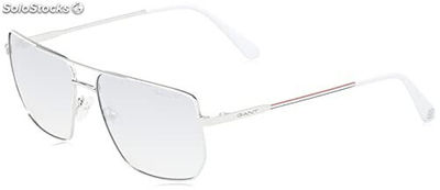 Gant Eyewear GA7205 Gafas, Shiny Light nickeltin, 58 para Hombre