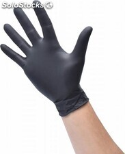 gants nitrile jetables noire