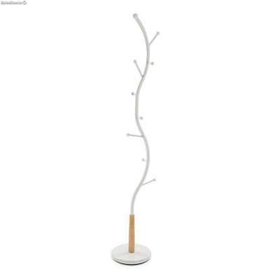 Garderoben Metall mit 9 Kleiderhaken. Modell Tree (Weiß) - Sistemas David