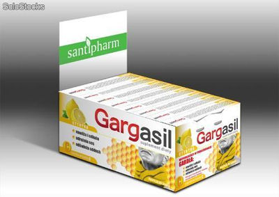 Gargasil cytryna ( 16szt ) - suplementy diety, pastylki do ssania - wyprzedaż - Zdjęcie 2