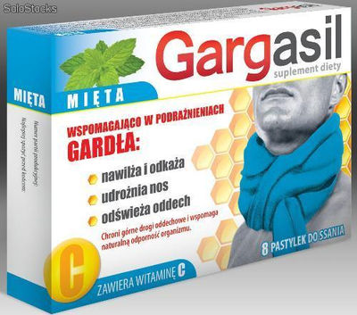 Gargasil mięta ( 16szt ) - suplementy diety, pastylki do ssania - wyprzedaż