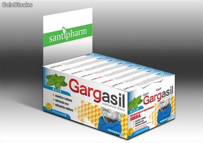 Gargasil mięta ( 8szt ) - suplementy diety, pastylki do ssania - wyprzedaż - Zdjęcie 2