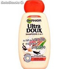 Garnier Ultra Doux Shampooing démêlant vanille, papaye cheveux longs fragiles