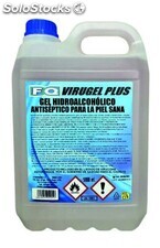 Garrafa 5 l. Gel hidroalcohólico 75% alcohol con autorización sanitaria