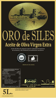 Garrafa 5l Aceite de Oliva Virgen Extra de Oro de siles