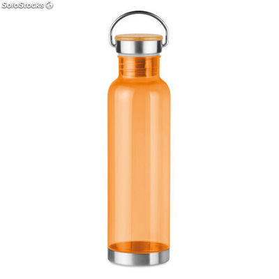 Garrafa de 800ml em tritan laranja transparente MIMO9850-29
