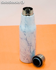 garrafa térmica inox personalizada mármore