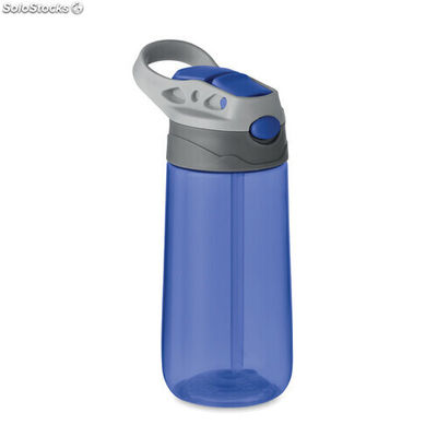 Garrafa Tritan™ de 450 ml azul transparente MIMO9909-23