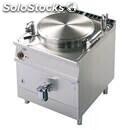 Gas boiling pan - mod. pda100/98g - direct heating - autoclave lid - capacity lt