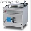 Gas boiling pan - mod. pi100/98g - indirect heating - capacity lt 100 - pan cm
