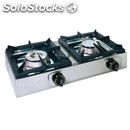 Gas boiling top - 2 burners - mod. big7002l - pilot light - 2 gas burners