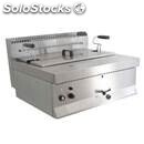 Gas countertop fryer - pastry-specific - with drain tap - line beck - mod. fpg
