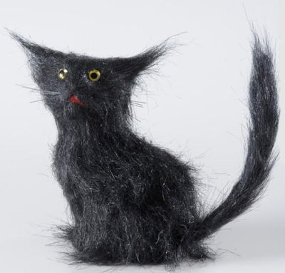 Gato negro 12 cm