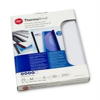 GBC 45442 ThermaBind Dossiers termicos | 6 mm | blanco | 25 unidades