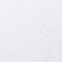 GBC CE040070 LeatherGrain Tapas de encuadernacion | 250 gr | blanco | textura de