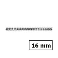 GBC Espiral metálica 5:1 | 16 mm | negro | 100 unidades