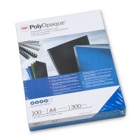 GBC IB386800 Tapas de encuadernacion PolyOpaque | 300 micras | azul | 100