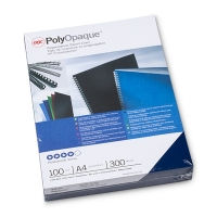GBC IB387265 Tapas de encuadernacion PolyOpaque | 300 micras | azul oscuro | 100
