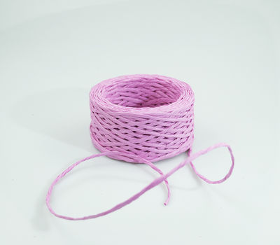 Geflochtenes Seil aus Papier 3 mm x 40 m - Rosa - Foto 2
