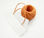 Geflochtenes Seil aus Papier 4 mm x 20 m - Orange - Foto 2