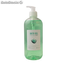 Gel de baño 500ml con dosificador con Aloe Vera GR03-BATHGEL-500-AV