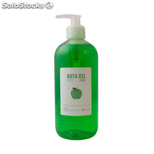 Gel de baño 500ml con dosificador Fragancia manzana GR03-BATHGEL-500-APL